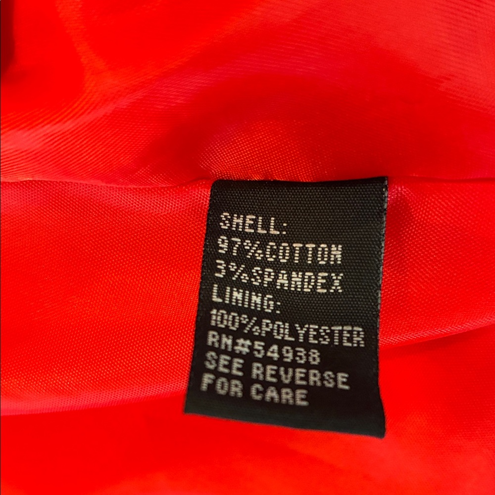 Red Button-Up Coat - Picture 6 of 7